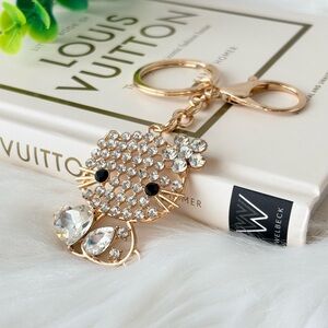 Hello Kitty White Keychain/Bag‎ Charm